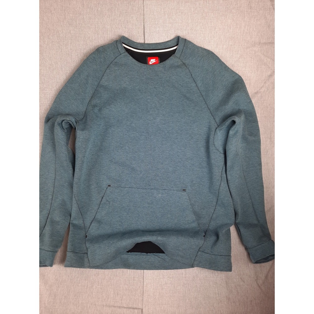 Nike Women's Large Gray Pullover Crewneck Performance Sweater Jacket with Pocket